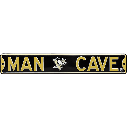 Pittsburgh Penguins "MAN CAVE" Authentic Street Sign