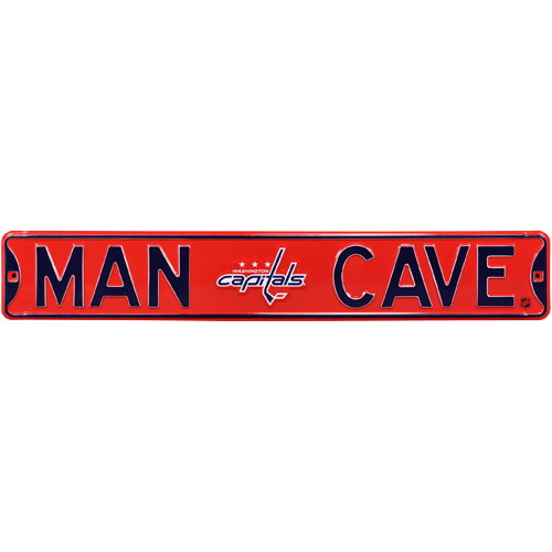 Washington Capitals "MAN CAVE" Authentic Street Sign
