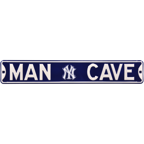 New York Yankees "MAN CAVE" Authentic Street Sign