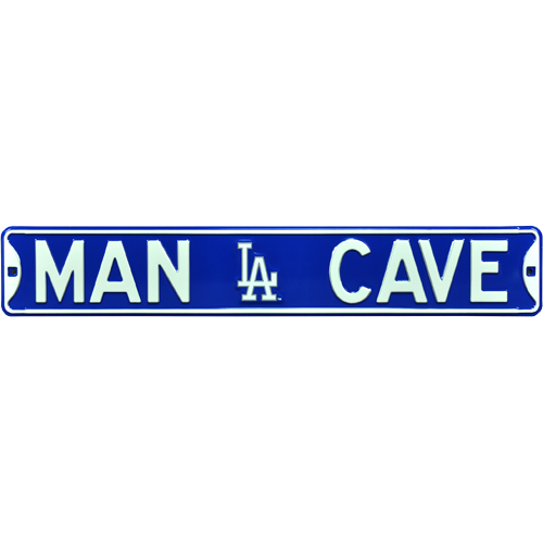 Los Angeles Dodgers "MAN CAVE" Authentic Street Sign