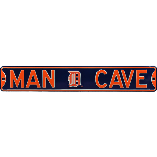 Detroit Tigers "MAN CAVE" Authentic Street Sign