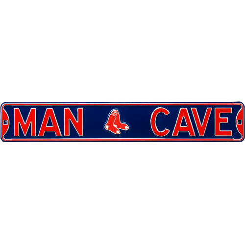 Boston Red Sox "MAN CAVE" Authentic Street Sign