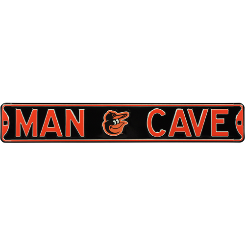 Baltimore Orioles "MAN CAVE" Authentic Street Sign