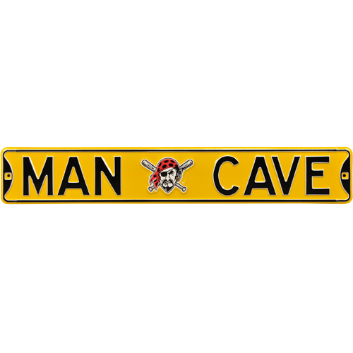 Pittsburgh Pirates "MAN CAVE" Authentic Street Sign