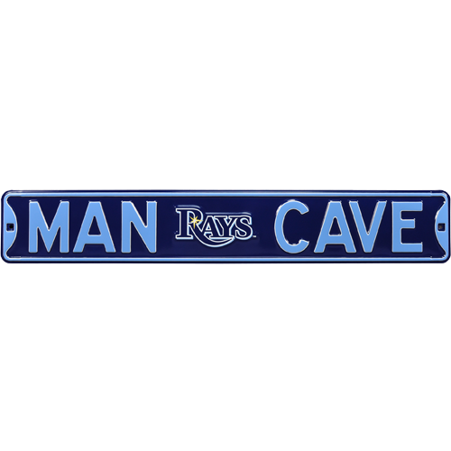 Tampa Bay Rays "MAN CAVE" Authentic Street Sign