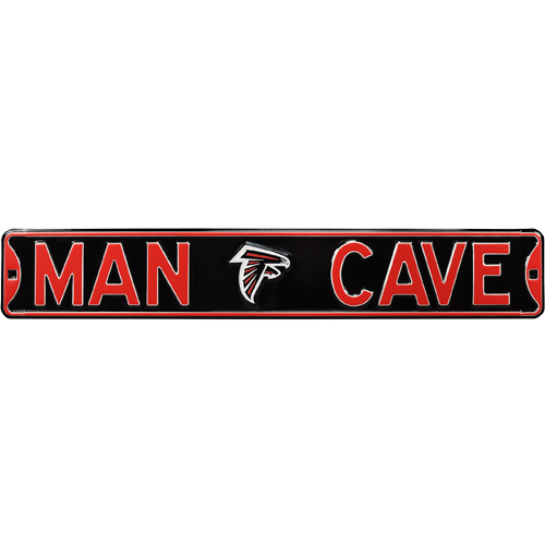Atlanta Falcons "MAN CAVE" Authentic Street Sign