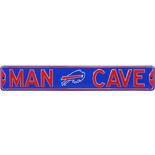Buffalo Bills "MAN CAVE" Authentic Street Sign