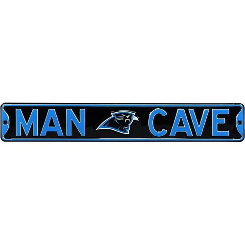 Carolina Panthers "MAN CAVE" Authentic Street Sign