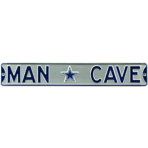 Dallas Cowboys "MAN CAVE" Authentic Street Sign