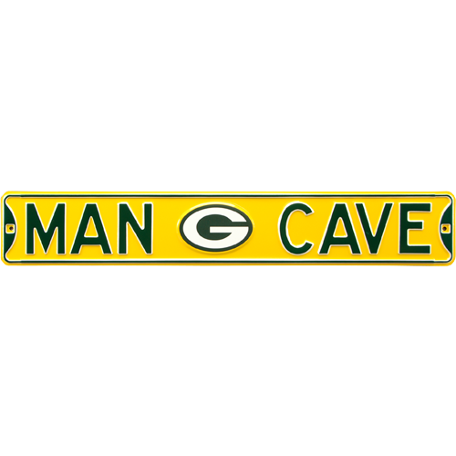 Green Bay Packers "MAN CAVE" Authentic Street Sign