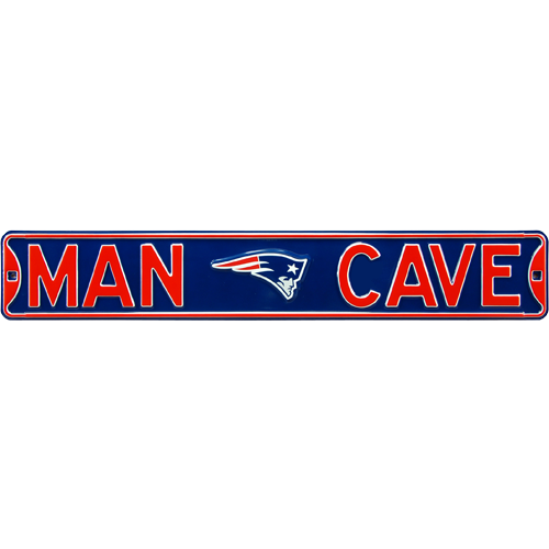 New England Patriots "MAN CAVE" Authentic Street Sign