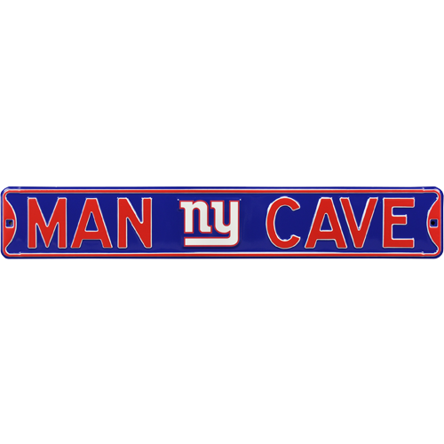 New York Giants "MAN CAVE" Authentic Street Sign
