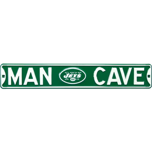 New York Jets "MAN CAVE" Authentic Street Sign