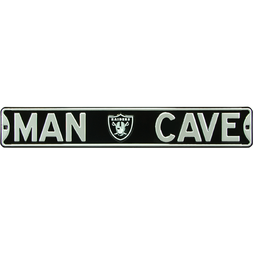 Las Vegas Raiders "MAN CAVE" Authentic Street Sign