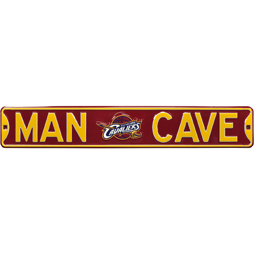 Cleveland Cavaliers "MAN CAVE" Authentic Street Sign