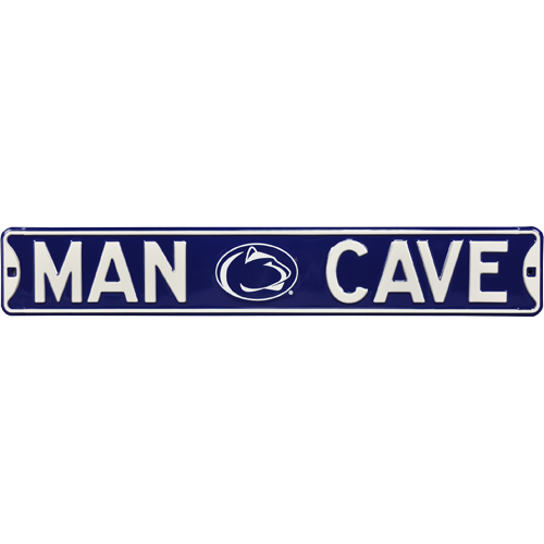 Penn State Nittany Lions "MAN CAVE" Authentic Street Sign