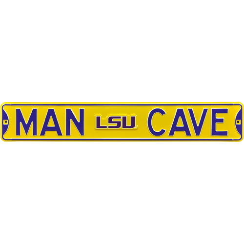 LSU Tigers "MAN CAVE" Authentic Street Sign