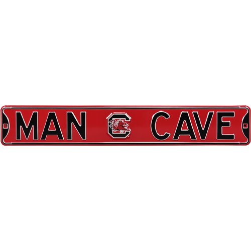South Carolina Gamecocks "MAN CAVE" Authentic Street Sign