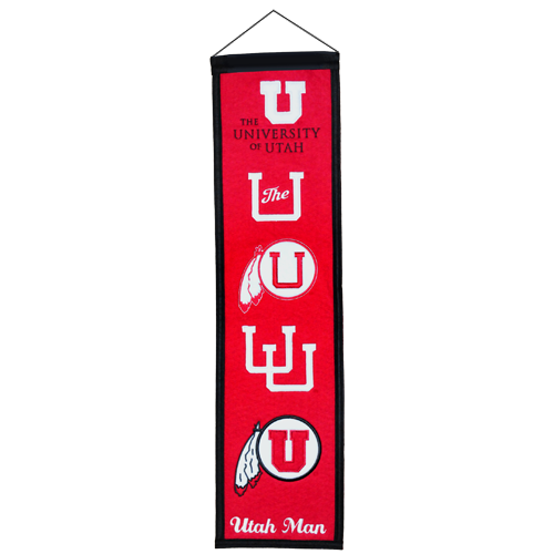 Utah Utes Logo Evolution Heritage Banner