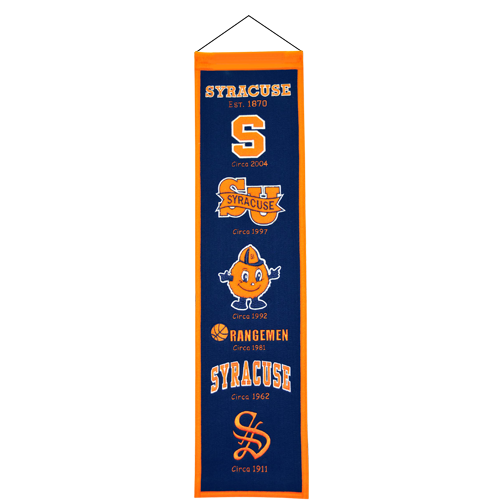 Syracuse Orange Logo Evolution Heritage Banner