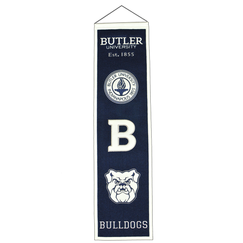 Butler Bulldogs Logo Evolution Heritage Banner