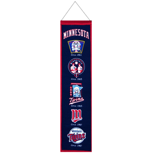 Minnesota Twins Logo Evolution Heritage Banner