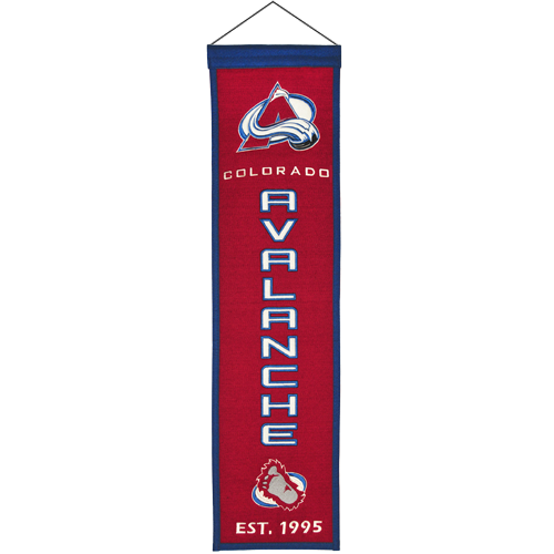 Colorado Avalanche Logo Evolution Heritage Banner