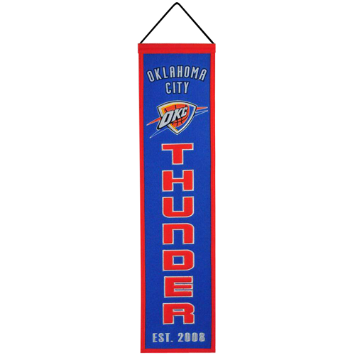 Oklahoma City Thunder Vertical Banner