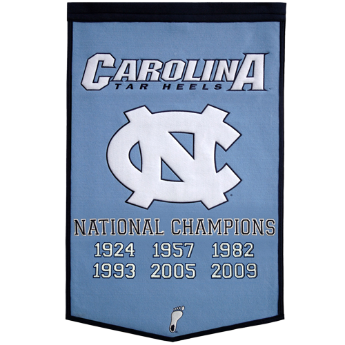North Carolina Tar Heels Basketball Championship Dynasty Banner