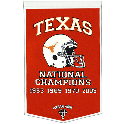 Texas Longhorns Football Championship Dynasty Banner