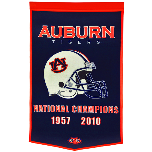 Auburn Tigers Football Championship Dynasty Banner