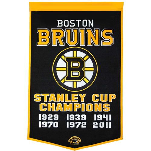 Boston Bruins Stanley Cup Championship Dynasty Banner