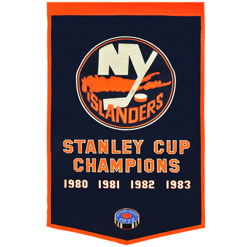New York Islanders Stanley Cup Championship Dynasty Banner