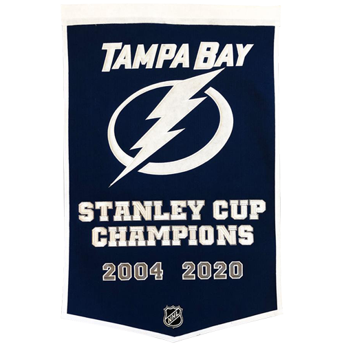 Tampa Bay Lightning Stanley Cup Championship Dynasty Banner