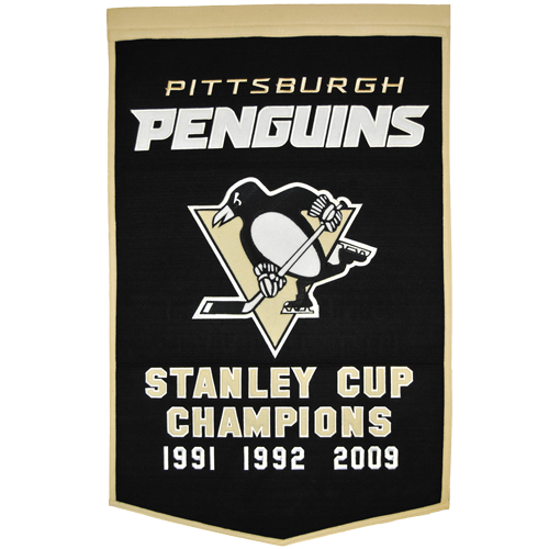 Pittsburgh Penguins Stanley Cup Championship Dynasty Banner