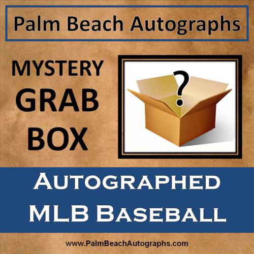 MYSTERY GRAB BOX - Autographed MLB Baseball in Cube