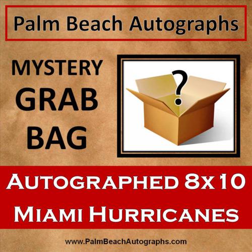 MYSTERY GRAB BAG - Miami Hurricanes Autographed 8x10 Photo
