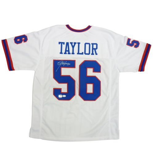 Lawrence Taylor Autographed New York Giants (White #56) Jersey