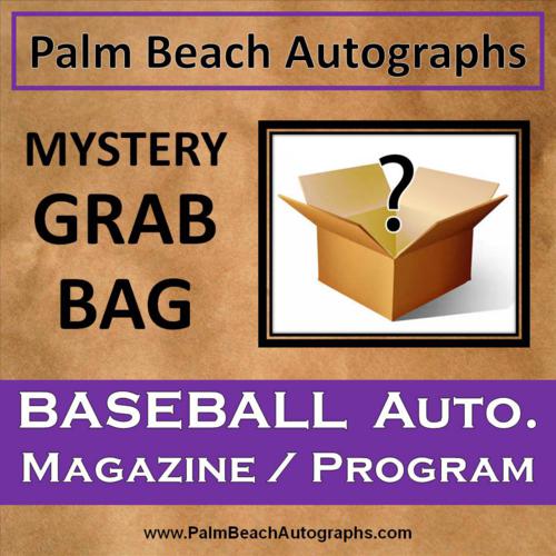 MYSTERY GRAB BAG - Autographed Baseball Magazine / Program