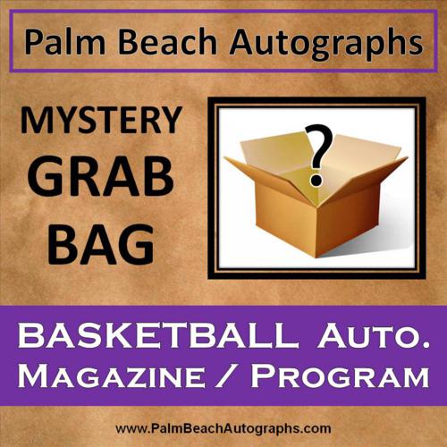 MYSTERY GRAB BAG - Autographed Basketball Magazine / Program