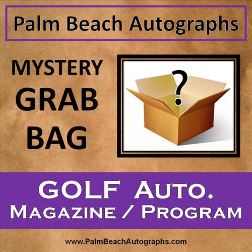 MYSTERY GRAB BAG - Autographed Golf Magazine / Program