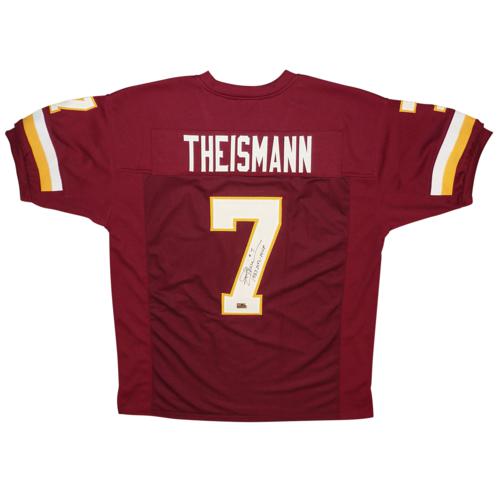Joe Theismann Autographed Washington Redskins (Red #7) Jersey w/ 