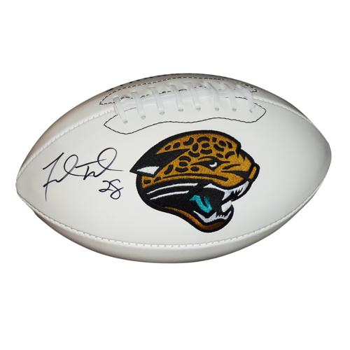 Fred Taylor Autographed Jacksonville Jaguars Logo Football
