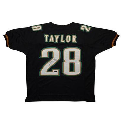 Fred Taylor Autographed Jacksonville Jaguars (Black #28) Custom Jersey