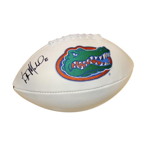 Wilber Marshall Autographed Florida Gators Logo Football
