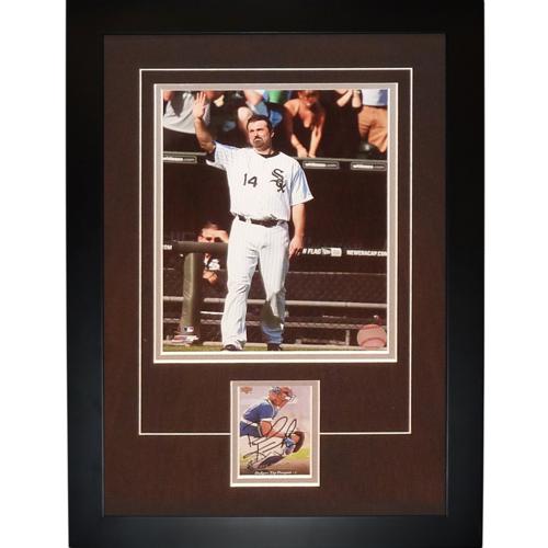 Paul Konerko Autographed Chicago White Sox (Farewell) "Signature Series" Card Frame