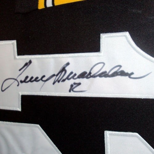 Terry Bradshaw Autographed Pittsburgh Steelers (Black #12) Deluxe Framed Jersey