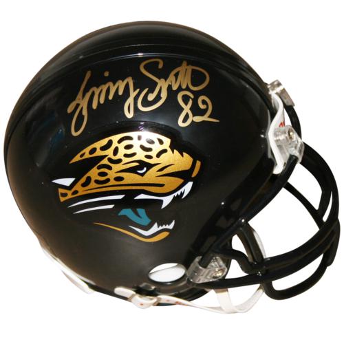 Jimmy Smith Autographed Jacksonville Jaguars Mini Helmet