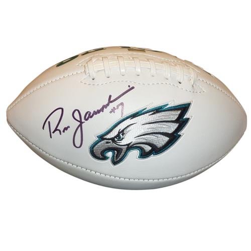 Ron Jaworski Autographed Philadelphia Eagles Logo Football