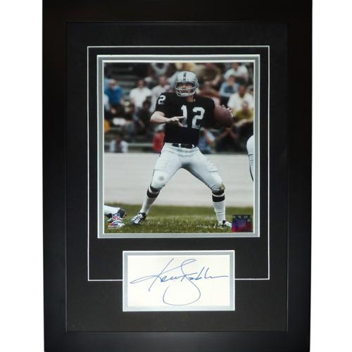Ken Stabler Autographed Oakland Raiders "Signature Series" Frame